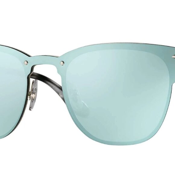 Ray-Ban Blaze Clubmaster RB3756 green & gunmetal unisex sunglasses, EUC - Picture 12 of 12